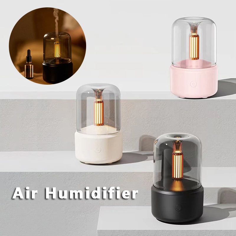Luxury Aroma Diffuser Lamp & Humidifier with LED Candlelight