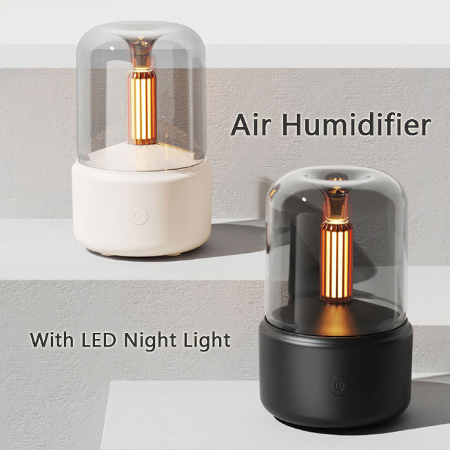 Luxury Aroma Diffuser Lamp & Humidifier with LED Candlelight