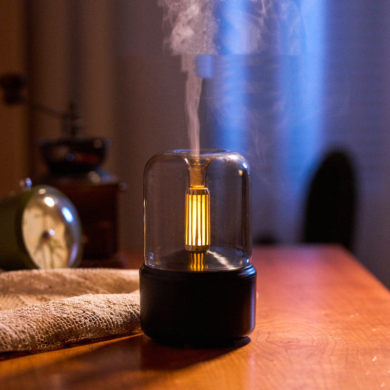 Luxury Aroma Diffuser Lamp & Humidifier with LED Candlelight